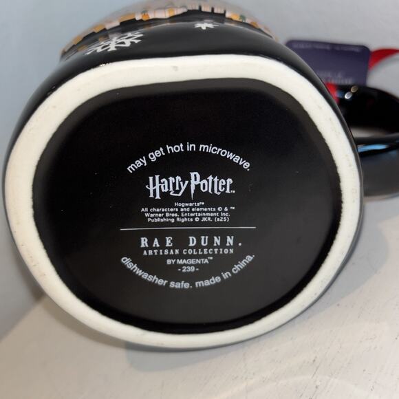 Rae Dunn Harry Potter “I’d Rather Stay At Hogwarts This Christmas” Mug School - Picture 5 of 5